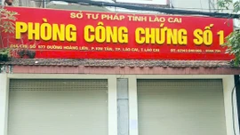 Giải thể Phòng Công chứng số 1 tỉnh Lào Cai từ ngày 1/3