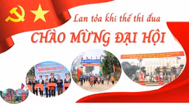 Lan tỏa khí thế thi đua chào mừng Đại hội