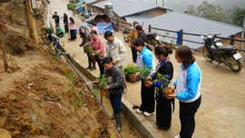 Ra mắt mô hình về bảo vệ môi trường tại Khu dân cư tái thiết Đồi Gianh