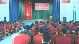Bộ CHQS tỉnh Lào Cai Bế mạc tập huấn cán bộ ban CHQS xã, phường năm 2026