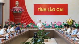 Đánh giá tiến độ tổ chức Hội chợ Thương mại quốc tế Việt - Trung (Lào Cai) lần thứ 25