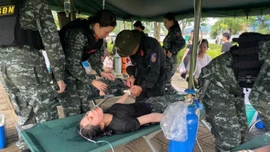 “Vượt nắng, thắng mưa”, đảm bảo an toàn cho chiến sĩ tham gia Đại lễ 2/9
