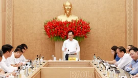 Ban Thường vụ Tỉnh ủy xem xét phương án phòng chống ngập, úng khu vực trung tâm tỉnh 