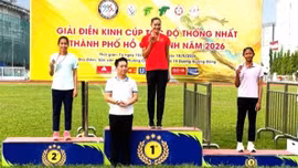Lào Cai giành huy chương Bạc tại Giải Điền kinh Cúp tốc độ thống nhất TP Hồ Chí Minh năm 2026