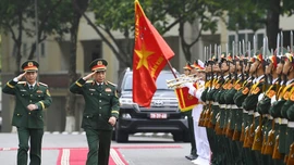 Đại tướng Phan Văn Giang dự chỉ đạo Lễ công bố quyết định sáp nhập và tổ chức lại các cơ quan quân sự địa phương Quân khu 2