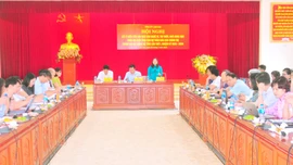 Hội nghị lấy ý kiến của đội ngũ văn nghệ sĩ, trí thức, nhà khoa học vào dự thảo Báo cáo Chính trị trình Đại hội Đảng bộ tỉnh lần thứ I