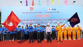 Phát động đợt thi đua cao điểm tình nguyện tham gia hỗ trợ thi công Dự án đường dây 500kV Lào Cai – Vĩnh Yên