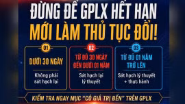 Cảnh sát giao thông khuyến cáo: Người dân cần chủ động đổi giấy phép lái xe trước khi hết hạn