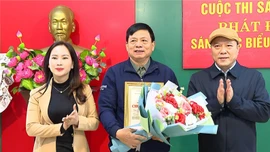 Trao giải Cuộc thi sáng tác tranh cổ động và phát động Cuộc thi sáng tác logo tỉnh Lào Cai 