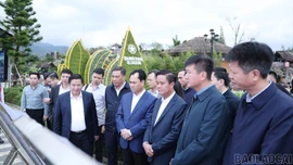 Bí thư Tỉnh ủy Trịnh Việt Hùng kiểm tra các dự án quan trọng trên địa bàn phường Sa Pa