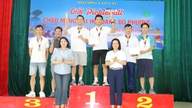 Bế mạc Giải pickleball phường Lào Cai lần thứ Nhất