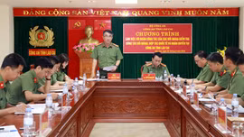 Cục Đối ngoại (Bộ Công an) kiểm tra công tác đối ngoại, hợp tác quốc tế và nhân quyền tại Công an tỉnh Lào Cai