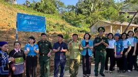 Vận động 1,8 tỷ đồng ủng hộ Chương trình "Đồng hành cùng phụ nữ biên cương" tại Lào Cai