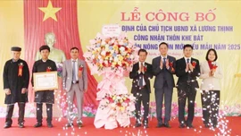 Xã Lương Thịnh có 19 thôn đạt chuẩn nông thôn mới kiểu mẫu