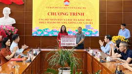 Xã Bắc Hà phát động ủng hộ Nhân dân khắc phục thiệt hại do mưa đá, dông lốc