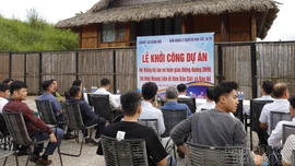 Xã Bản Hồ khởi công Dự án Hệ thống hộ lan an toàn giao thông đường ĐH96