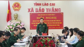 Khảo sát, chuẩn bị lấy mẫu ADN xác định danh tính hài cốt liệt sĩ tại xã Bảo Thắng