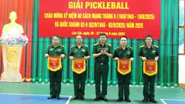 Bộ CHQS tỉnh tổ chức thành công Giải Pickleball chào mừng kỷ niệm 80 năm Cách mạng Tháng Tám và Quốc khánh 2/9