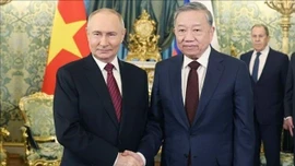 Tổng Bí thư Tô Lâm hội đàm với Tổng thống Nga Vladimir Putin