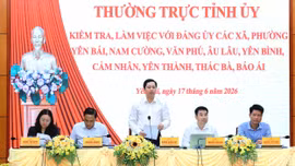 Phường Yên Bái phải phát huy vai trò trung tâm, động lực dẫn dắt phát triển của khu vực