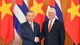 Tổng Bí thư Tô Lâm hội đàm với Bí thư thứ nhất, Chủ tịch nước Cộng hòa Cuba Miguel Díaz-Canel Bermúdez