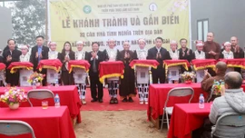 Khánh thành nhà ở cho 32 hộ dân xã A Mú Sung