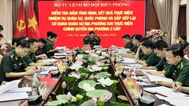 Bộ Tư lệnh Bộ đội Biên phòng kiểm tra kết quả thực hiện nhiệm vụ đối với các tỉnh trên địa bàn Quân khu 2