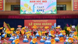 Các trường học trên địa bàn tỉnh tưng bừng tổ chức khai giảng năm học mới