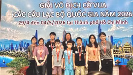 Lào Cai giành huy chương Vàng tại Giải Vô địch cờ vua các câu lạc bộ quốc gia năm 2026
