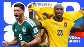 Trực tiếp: Mexico chạm trán Ecuador