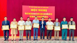 Các tập thể, cá nhân được vinh danh vì có thành tích xuất sắc trong phong trào thi đua yêu nước năm 2025 xã Châu Quế