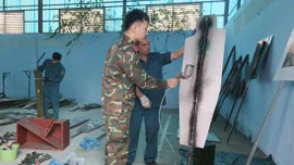 Lực lượng vũ trang phường Lào Cai sẵn sàng cho mùa huấn luyện mới 