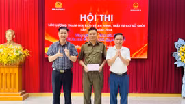Xuân Ái tổ chức thành công hội thi lực lượng tham gia bảo vệ ANTT ở cơ sở giỏi lần thứ I