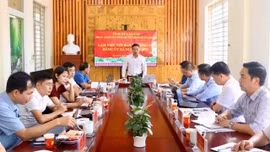 Đoàn giám sát của Ban Thường vụ Tỉnh ủy làm việc với Đảng ủy xã Ngũ Chỉ Sơn và Bảo Yên