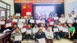 45 học viên được tập huấn an toàn trong hoạt động leo núi