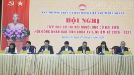 Hội nghị tiếp xúc cử tri tại phường Nghĩa Lộ