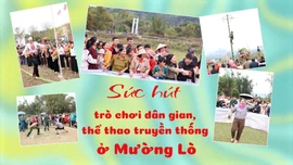 Sức hút trò chơi dân gian, thể thao truyền thống ở Mường Lò