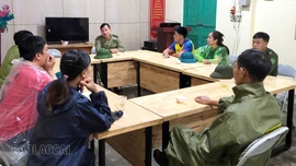 Xã Khánh Yên cấp bách ứng phó bão số 11