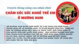 Truyền thông nâng cao nhận thức chăm sóc sức khoẻ trẻ em ở Mường Hum 