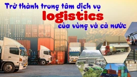 Trở thành trung tâm dịch vụ logistics của vùng và cả nước