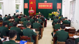 Chi bộ Đại đội Trinh sát cơ giới tổ chức thành công đại hội nhiệm kỳ 2025 - 2027