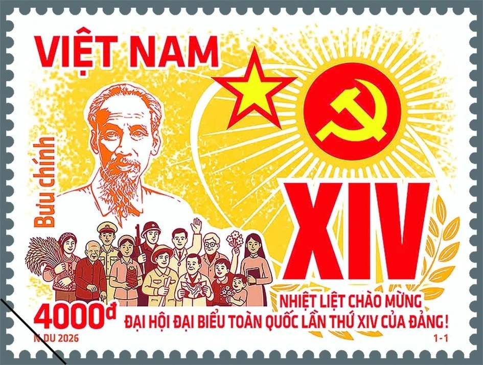 Bộ tem gồm 1 mẫu, khuôn khổ 43x32 (mm), giá mặt 4.000 đồng, do họa sĩ Nguyễn Du (Tổng công ty Bưu điện Việt Nam) thiết kế.