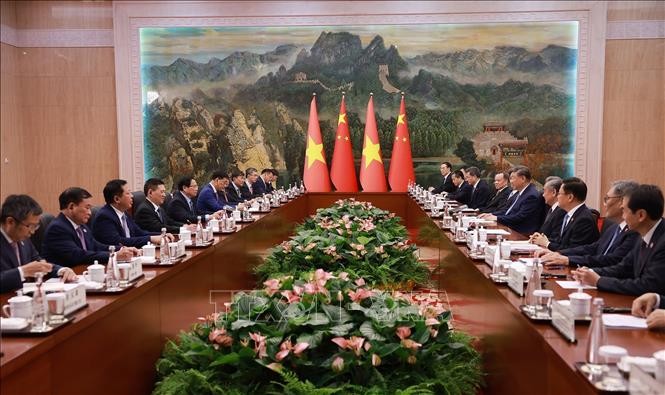 Thủ tướng Phạm Minh Chính hội kiến Tổng Bí thư, Chủ tịch nước Trung Quốc Tập Cận Bình. Thủ tướng Phạm Minh Chính hội kiến Tổng Bí thư, Chủ tịch nước Trung Quốc Tập Cận Bình.