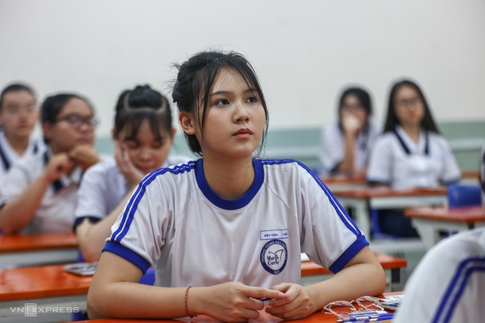 Thí sinh TP HCM thi tốt nghiệp THPT 2025. Ảnh: Quỳnh Trần Thí sinh TP HCM thi tốt nghiệp THPT 2025. Ảnh: Quỳnh Trần