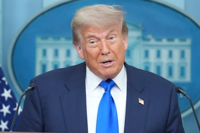 Tổng thống Mỹ Donald Trump tại Nhà Trắng ngày 27/6.