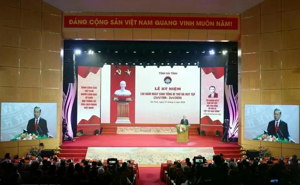 Tổng Bí thư, Chủ tịch nước Tô Lâm phát biểu tại buổi lễ.