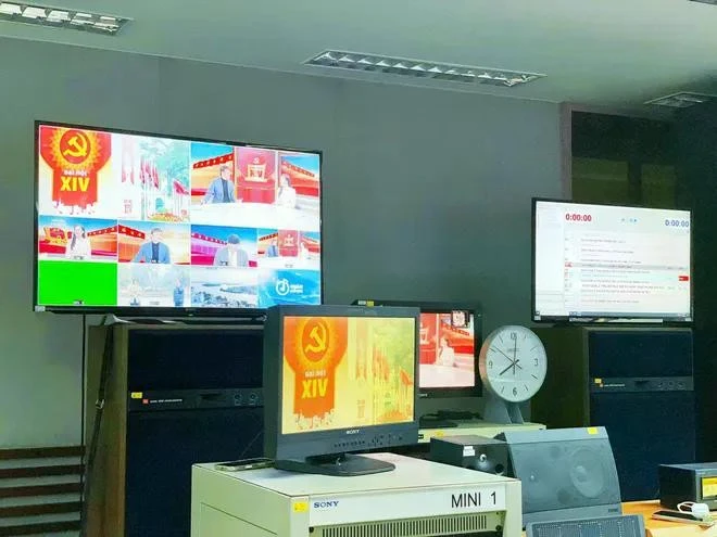 Việc kết nối với từng điểm cầu trong chương trình được kiểm tra kỹ lưỡng.