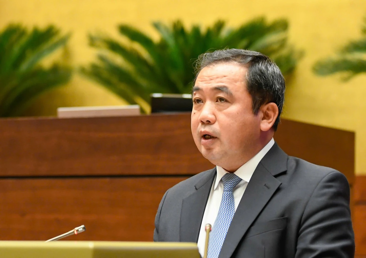 Bộ trưởng Bộ Nông nghiệp và Môi trường Trần Đức Thắng.