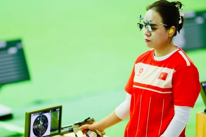 Xạ thủ Trịnh Thu Vinh dẫn đầu bình chọn vận động viên tiêu biểu toàn quốc 2025.