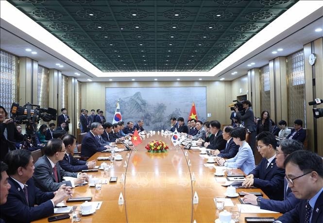 Tổng Bí thư Tô Lâm hội kiến Chủ tịch Quốc hội Hàn Quốc Woo Won Sik. Tổng Bí thư Tô Lâm hội kiến Chủ tịch Quốc hội Hàn Quốc Woo Won Sik.